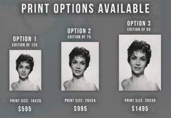Gina Lollobrigida Classical Glamour Portrait Fine Art Print