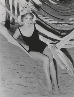 Gina Lollobrigida in Hammock Globe Photos Impression d'œuvres d'art