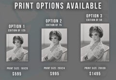 Gina Lollobrigida, Perlen-Kugelfotos, Kunstdruck