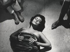Gina Lollobrigida Lying on the Floor Fine Art Print