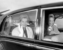 Grace Kelly auf dem Londoner Flughafen