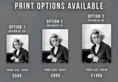 Grace Kelly Buttoning Shirt Globe Photos Fine Art Print