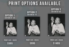 Grace Kelly Candid at Cannes Festival Fine Art Print
