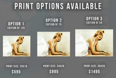 Grace Kelly: Elegance in White Globe Photos Fine Art Print