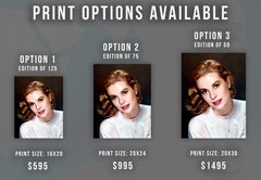Grace Kelly in Brilliant Color Globe Photos Fine Art Print