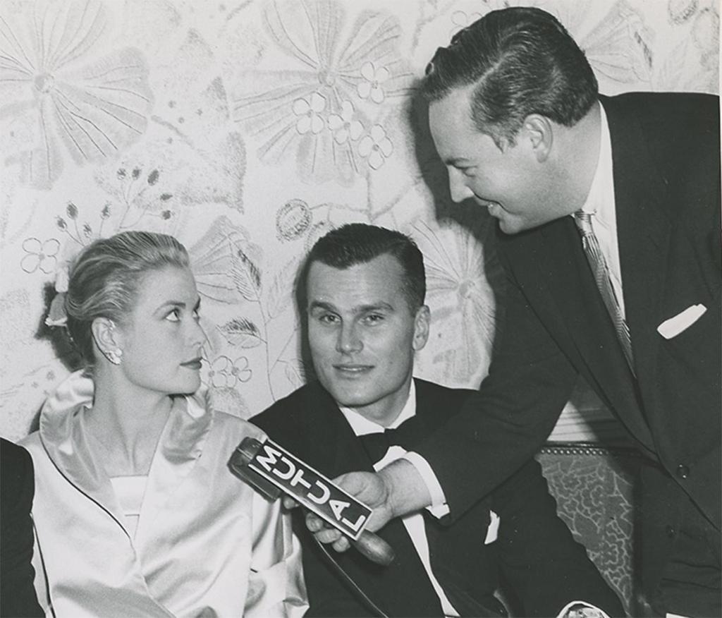Grace Kelly Pictured with her Father and Brother in 1955 - Photograph by Unknown