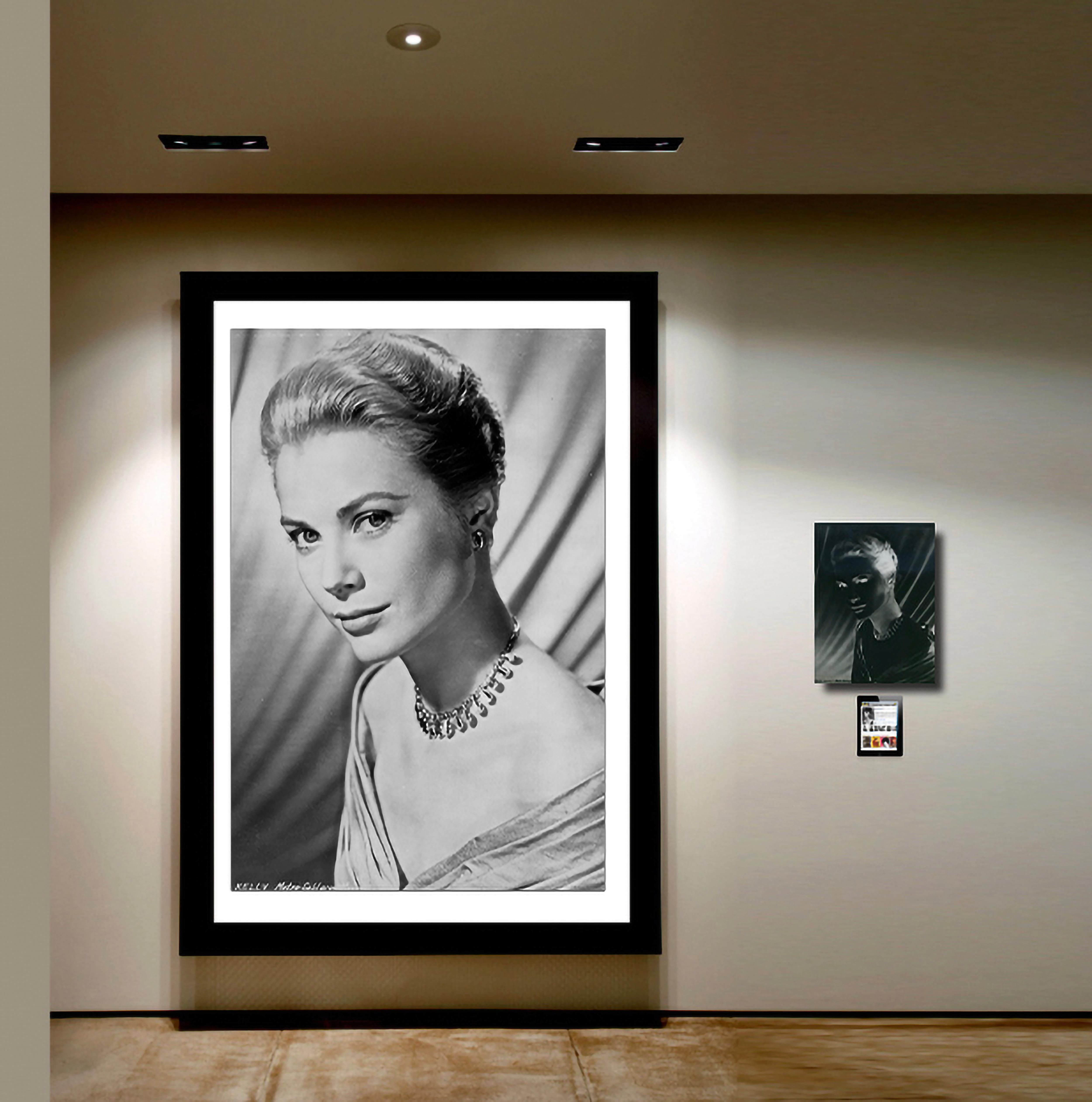 Grace Kelly Studio-Porträt – Fotografie und Vintage-Fotografie im Großformat Negativ