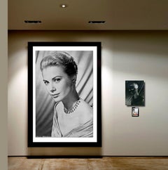 Grace Kelly Studio-Porträt – Fotografie und Vintage-Fotografie im Großformat Negativ