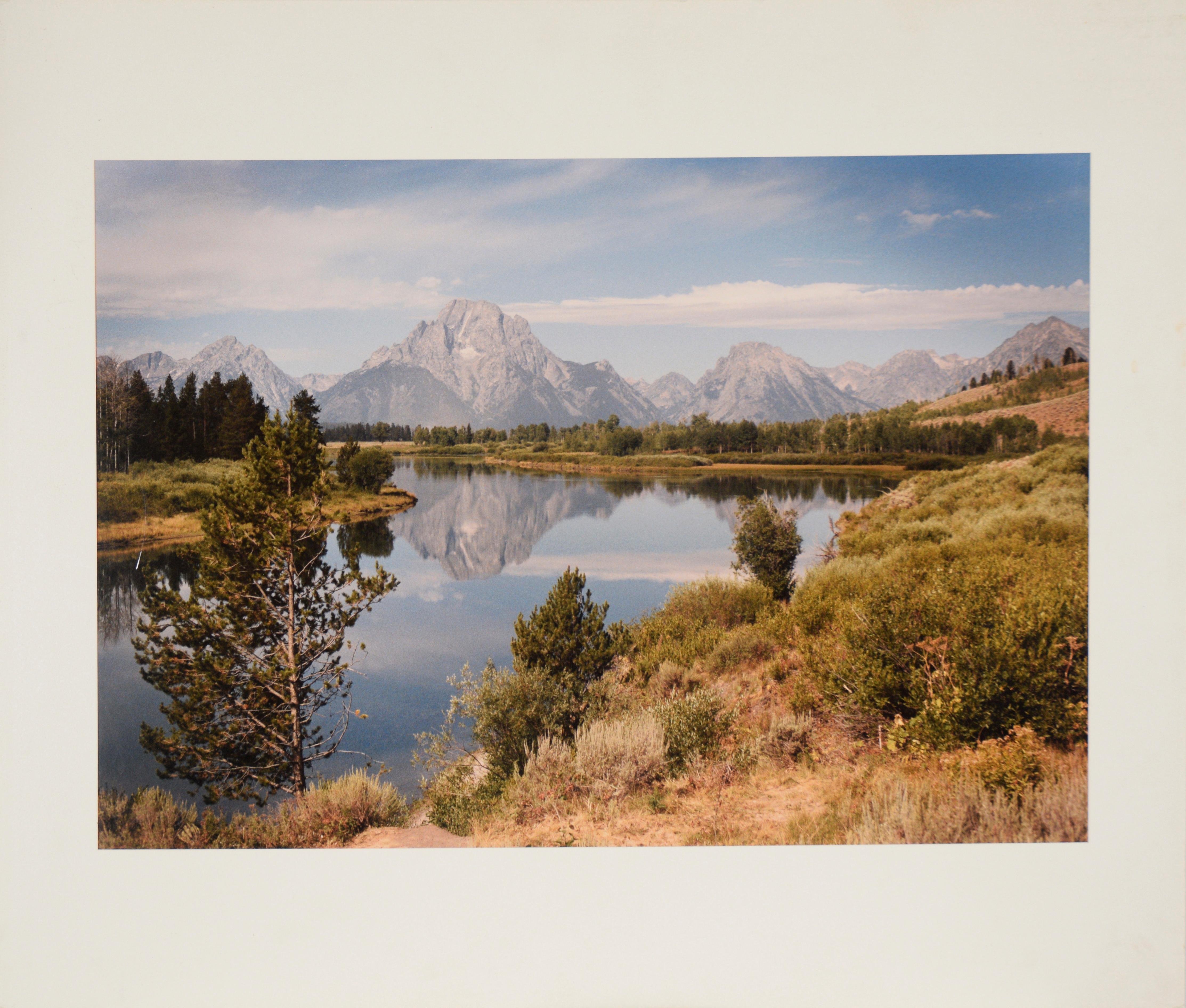 Landscape Photograph Unknown - Grand Teton National Park - Photographie originale de 1988