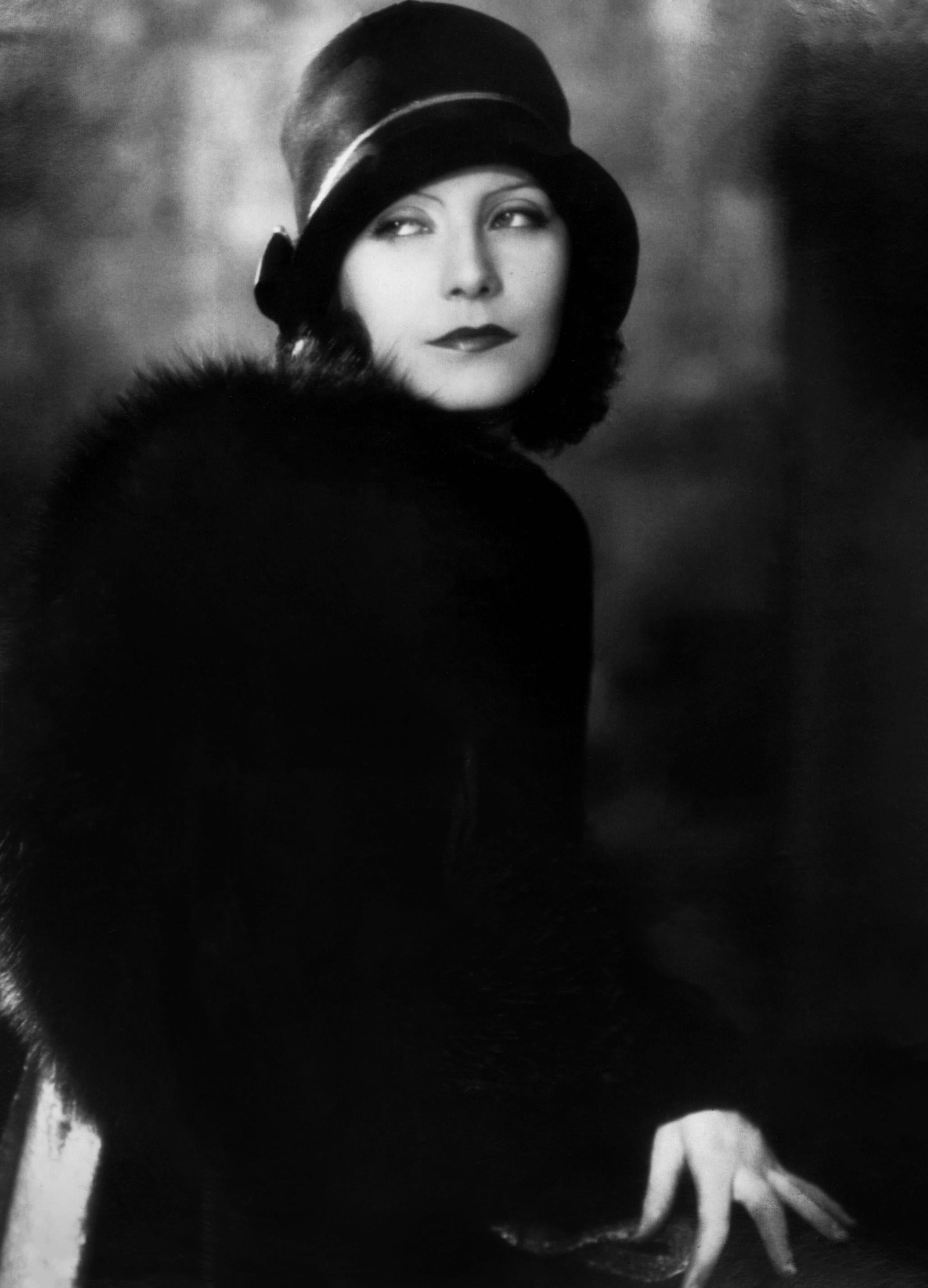 Unknown Portrait Photograph - Greta Garbo Classic Glamour Globe Photos Fine Art Print