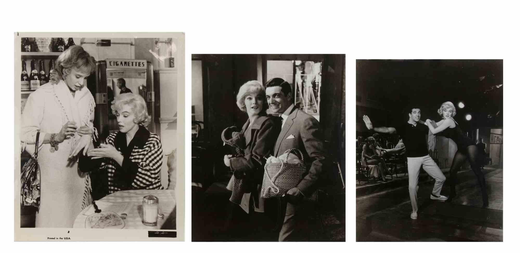 Group of Four Vintage Film Publicity Photographs of Marilyn Monroe - 1950s