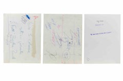 Dreiteilige Sammlung historischer Pressefotos von Ingrid Bergman – 1950er Jahre