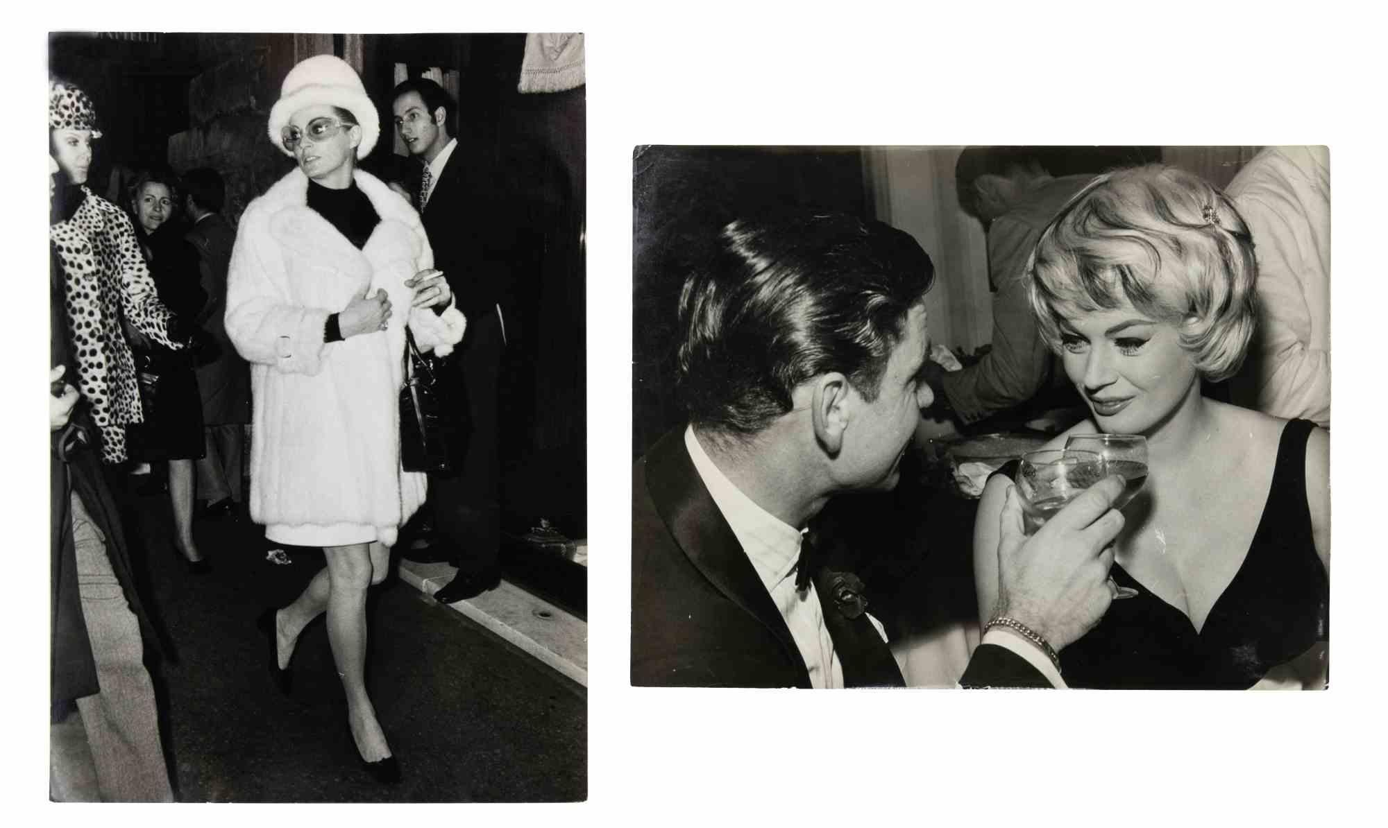 Group of Two Vintage Press Photographs of Anita Ekberg - Photographs - 1960s