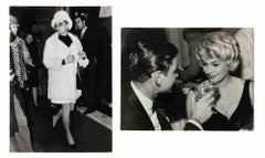 Group of Two Vintage Press Photographs of Anita Ekberg - Photographs - 1960s