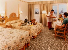 Guest Room at Disneyland Hotel - Vintage Photograph - 1980s