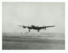 Hawker Siddeley original photograph Lancaster Bomber landing World War 2