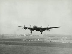 Hawker Siddeley original photograph Lancaster Bomber landing World War 2