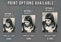 Headshot of Elizabeth Taylor as Cleopatra Fine Art Print