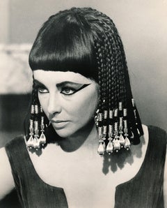 Vintage Headshot of Elizabeth Taylor as Cleopatra Fine Art Print