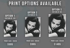 Superbe impression d'œuvres d'art de Hedy Lamarr de photos en forme de globe