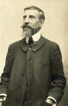 Henri Duhem - Foto ritratto in bianco e nero del pittore impressionista Henri Duhem