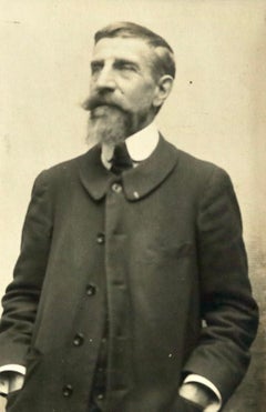 Henri Duhem - Schwarz-Weiß-Foto-Porträt des impressionistischen Malers Henri Duhem