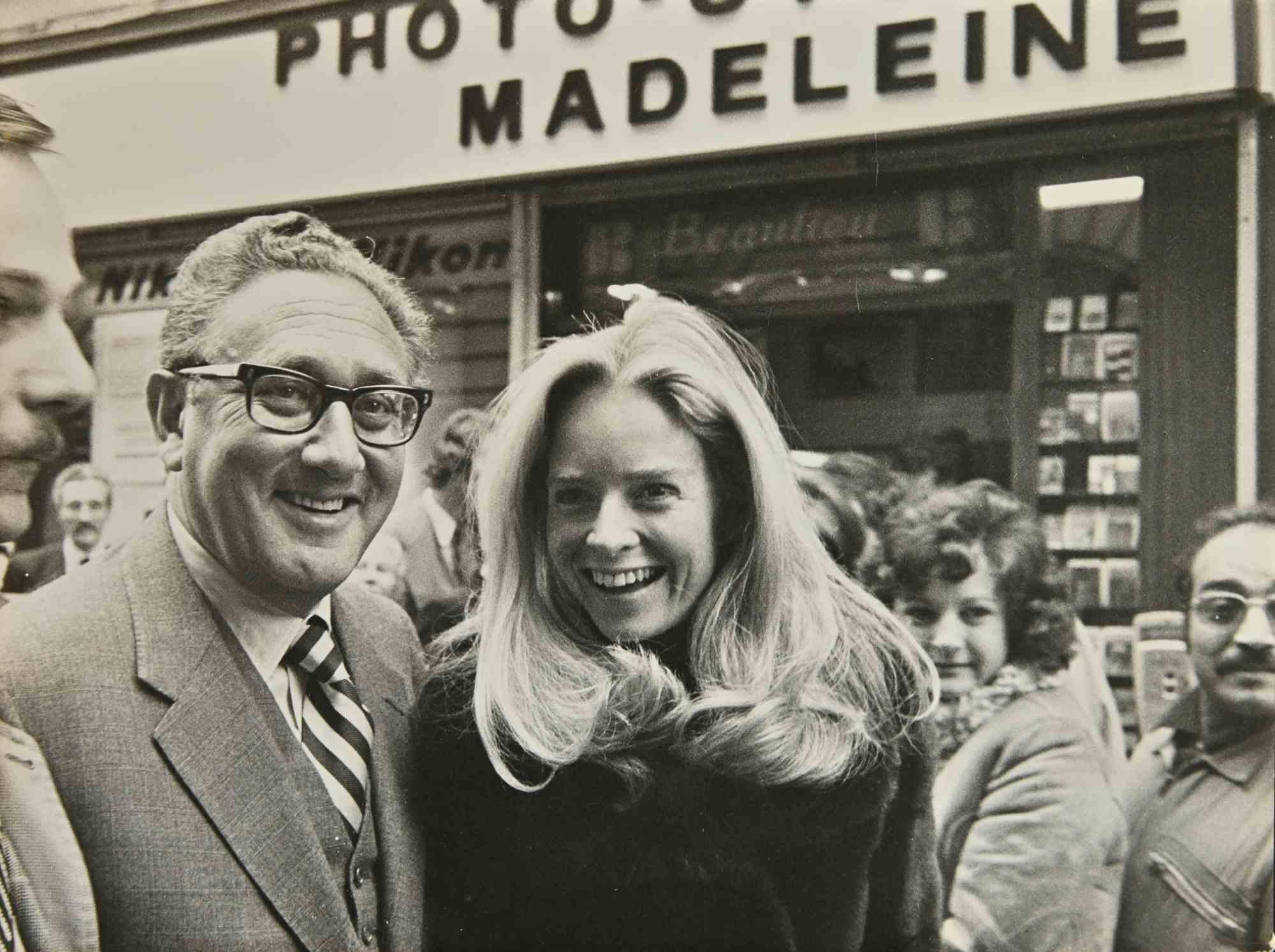 Unknown Figurative Photograph - Henry Kissinger - Vintage Photograph -1970s