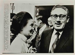 Henry Kissinger - Vintage Press Print - 1972