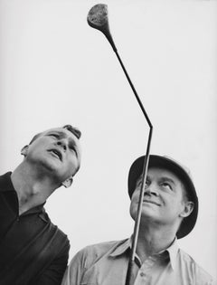 Hilarious Arnold Palmer and Bob Hope with Bent Golf Club Fine Art Print