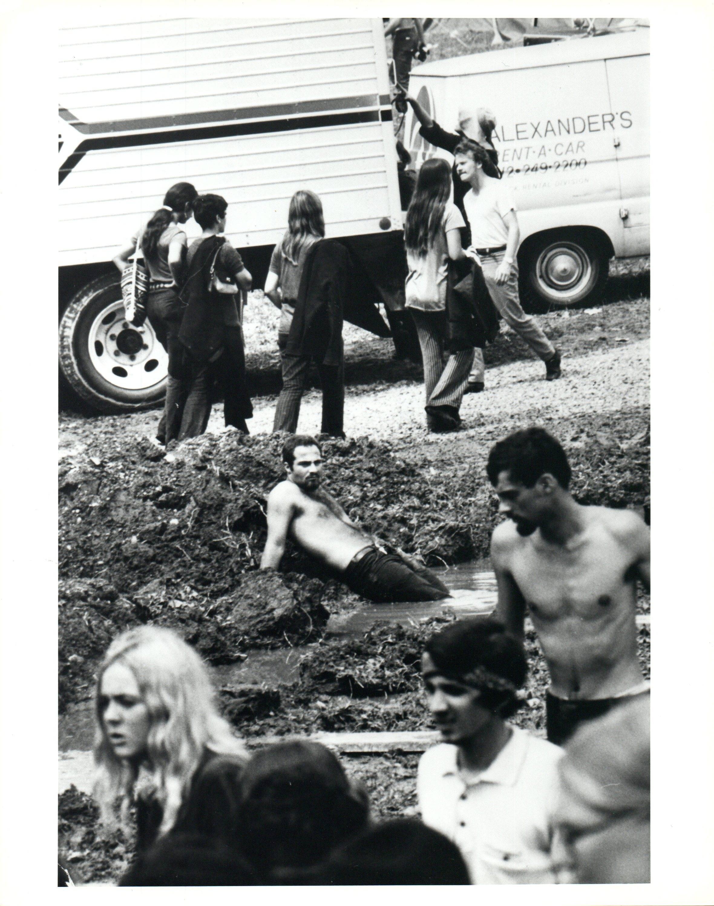 Unknown Portrait Photograph - Hipies at Woodstock Vintage Original Photograph