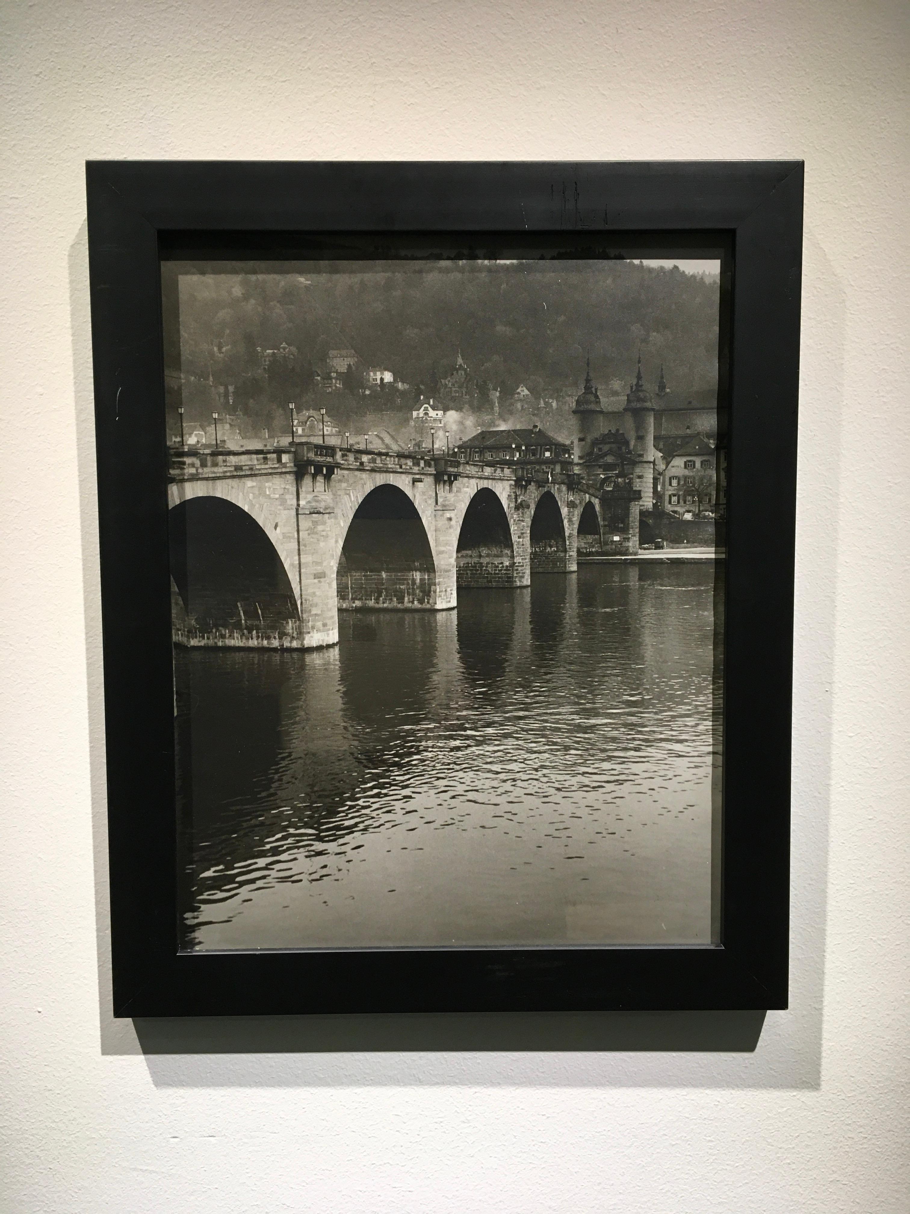 'Historic European Bridge', by Unknown, Black & White Photograph For Sale 3