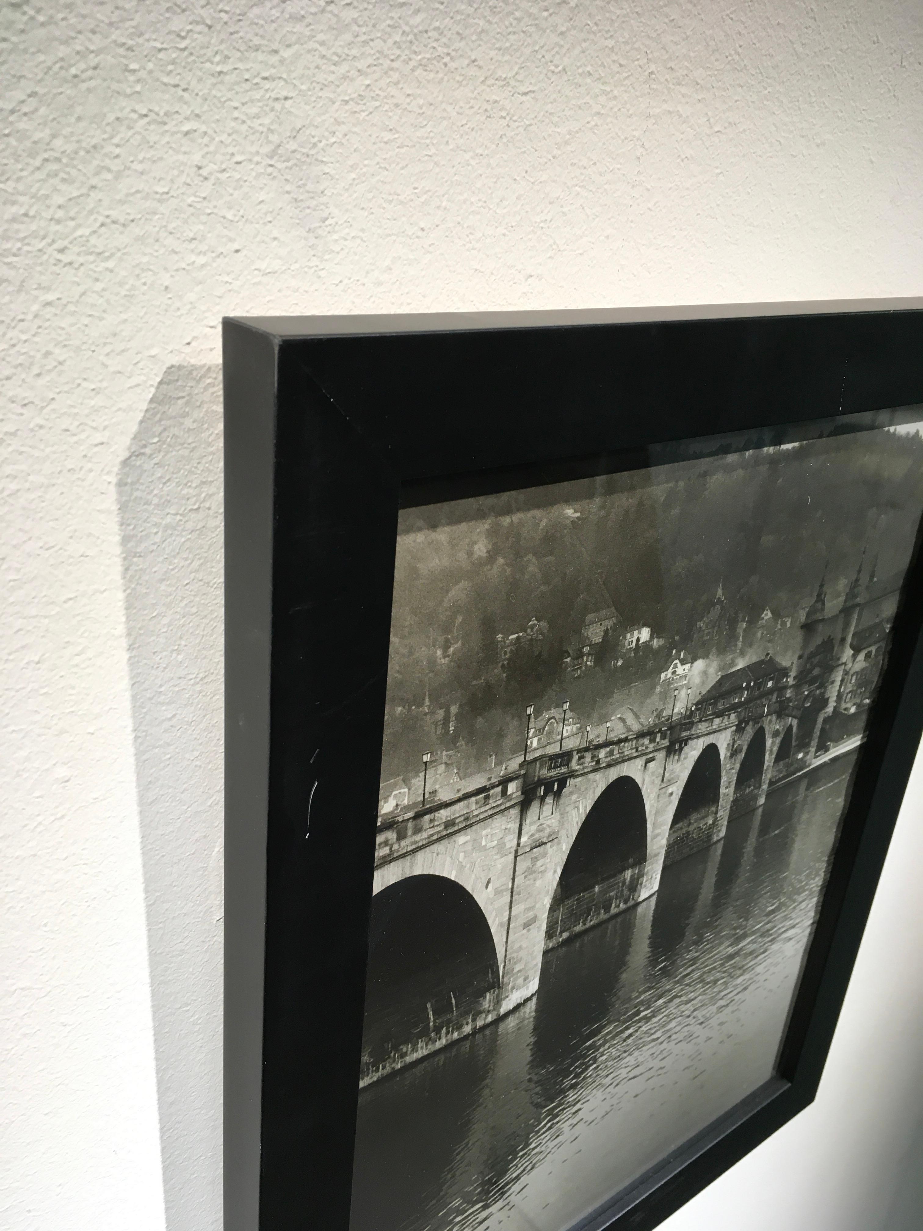 'Historic European Bridge', by Unknown, Black & White Photograph For Sale 5