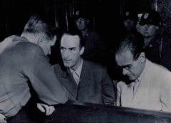 Vintage Historical Photo - Alfred Krupp Charged of War Crime - mid-20th Century