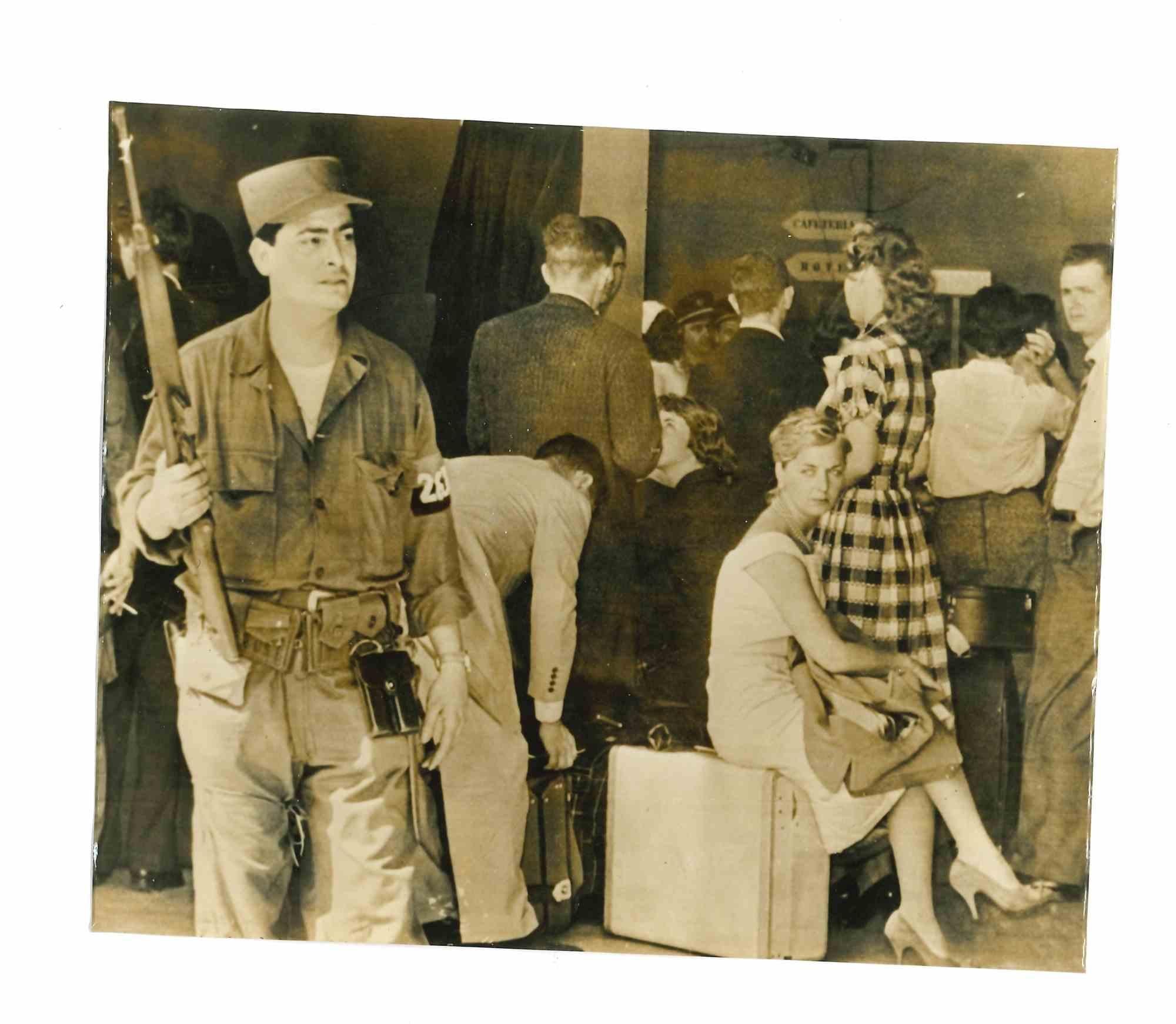 Unknown Figurative Photograph - Historical Photo - Americans In Cuba - 1960s