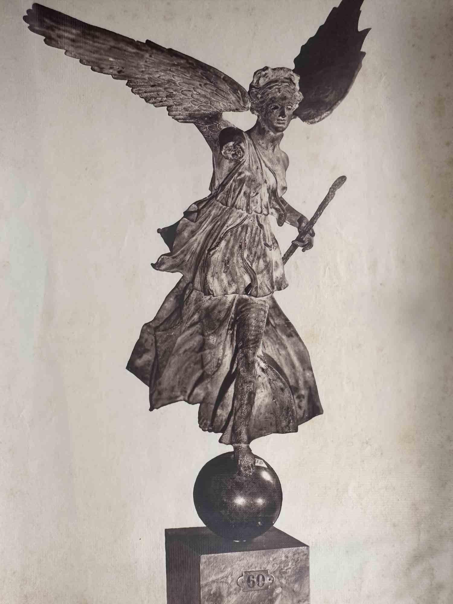 Unknown Figurative Photograph - Historical Photo  - Angel - Vintage Photograph - Mid-20th Century