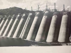 Photo historique - Barrage - Photo d'époque - Milieu du 20e siècle