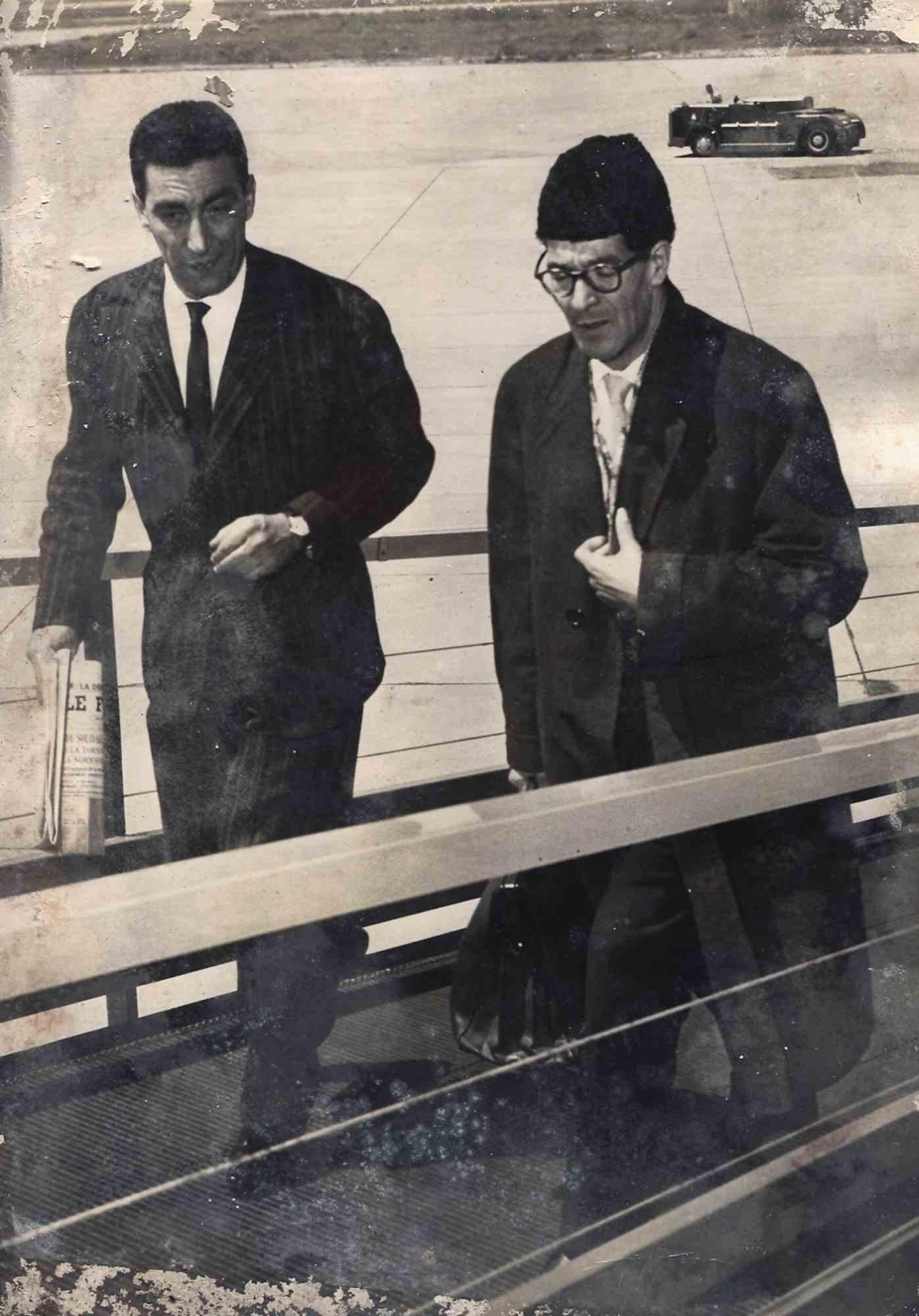 Unknown Figurative Photograph - Historical Photo - Lawyer Sherif and Ben Bella - Vintage Photo-mid 20th Century