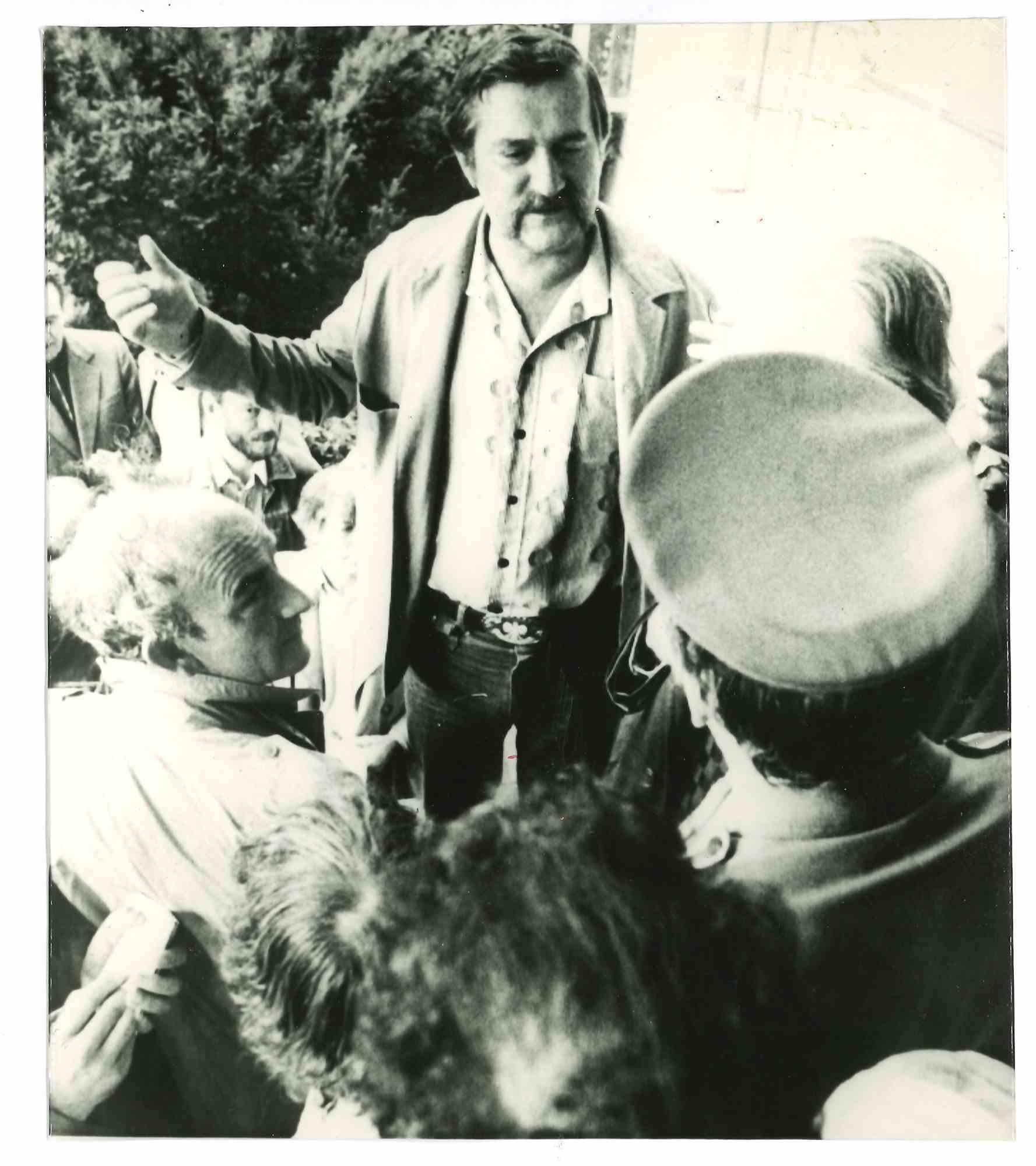 Historical Photo - Lech Walesa in Warsaw - 1984