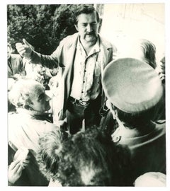 Foto storica - Lech Walesa a Varsavia - 1984
