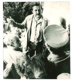 Vintage Historical Photo - Lech Walesa in Warsaw - 1984