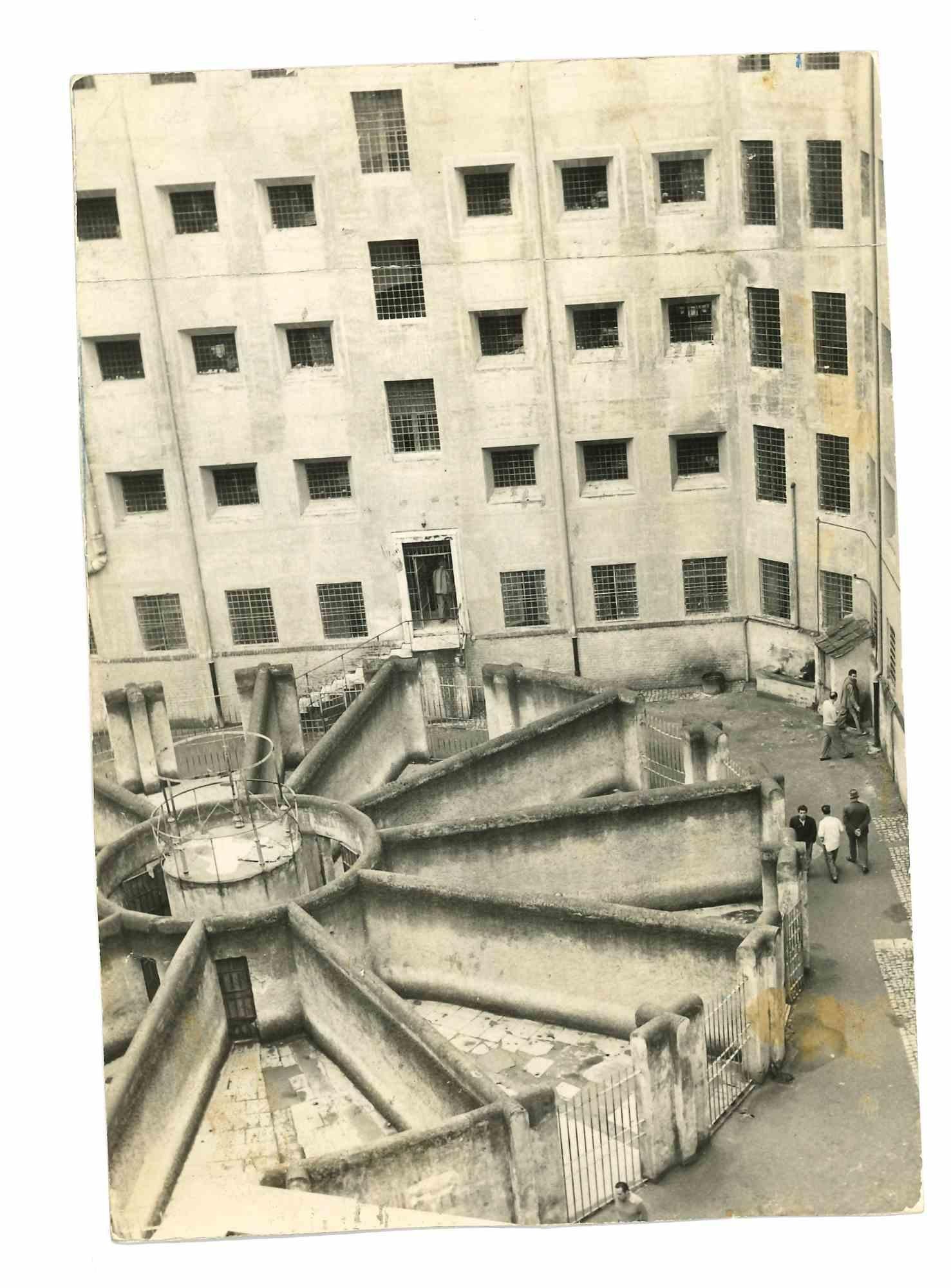 Unknown Figurative Photograph - Historical Photo of Prison  - 1970s