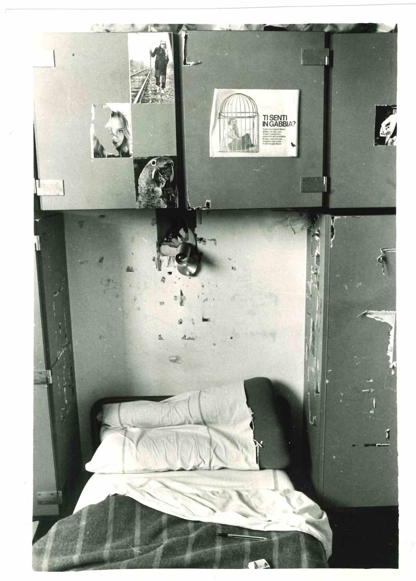 Unknown Portrait Photograph - Historical Photo of Prison - 1970s