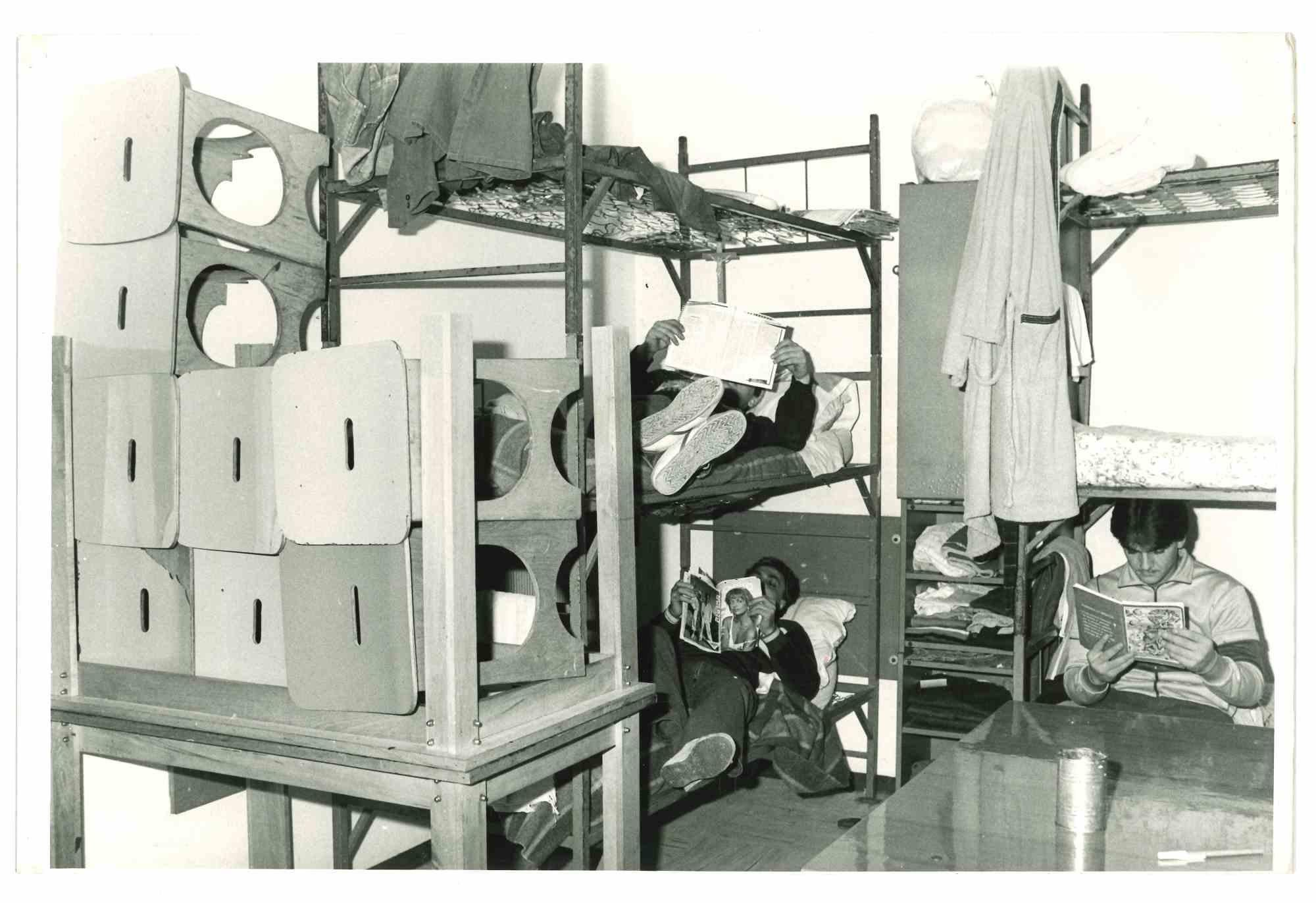 Unknown Figurative Photograph - Historical Photo of Prison - Poggio Reale - 1970s