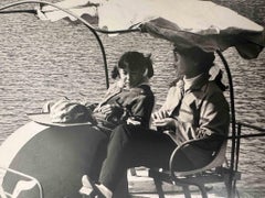 Historical Photo - On the Lake in China - Vintage photo - 1970s