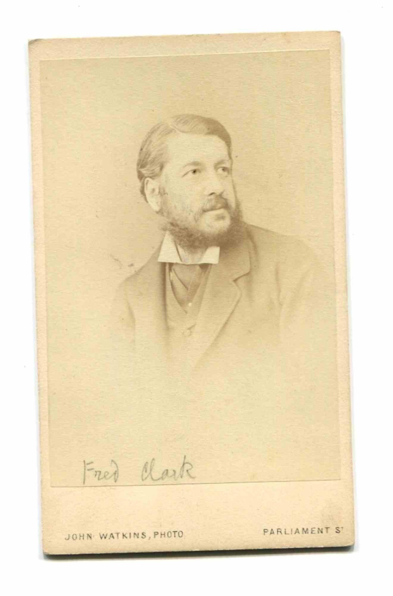 Unknown Figurative Photograph - Historical Photo - Portrait  of Fred Clark - Vintage Photo - 19th Century 