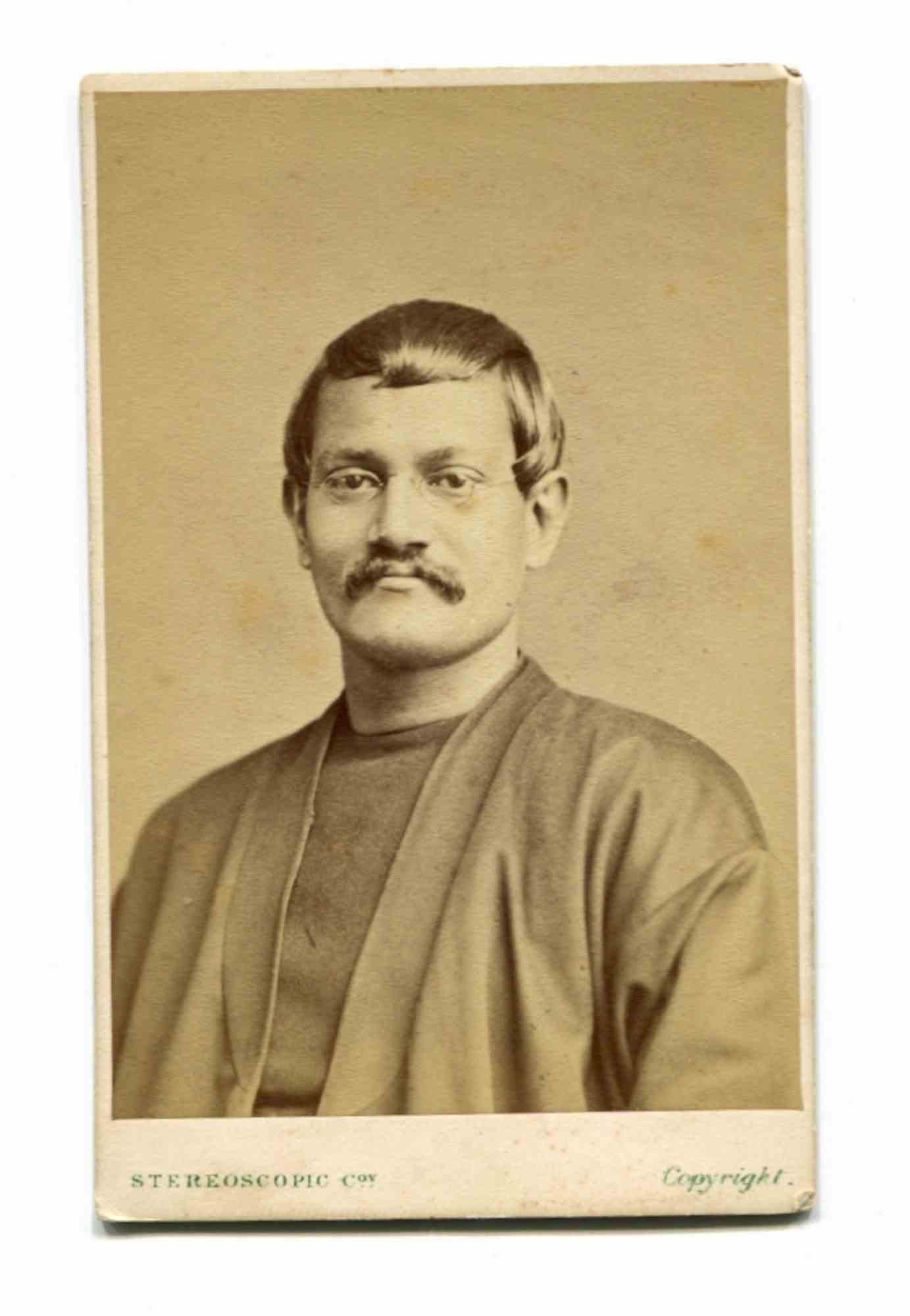 Unknown Portrait Photograph - Historical Photo - Portrait of Keshub Chunde - Vintage photo - 1870 ca.