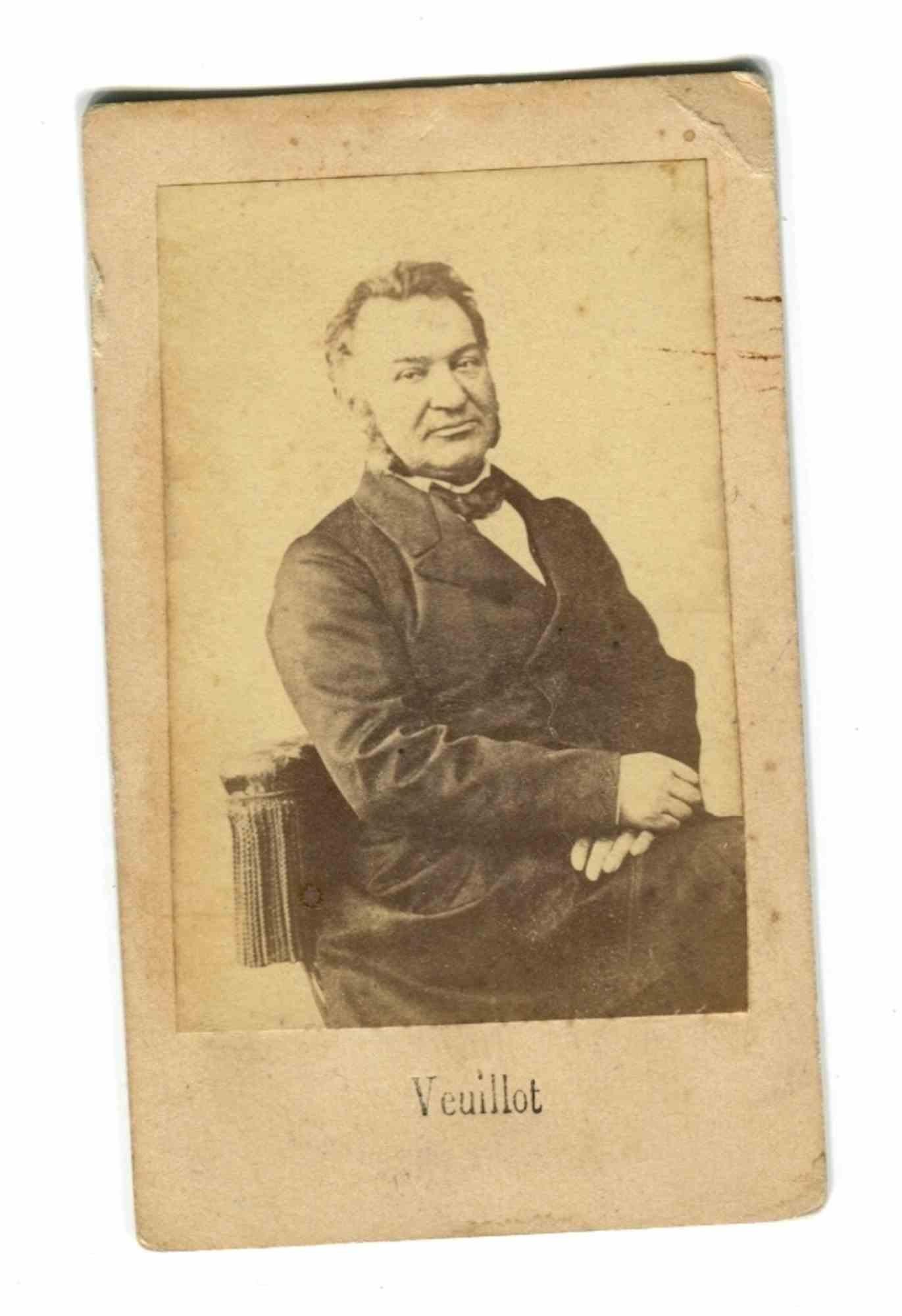 Unknown Portrait Photograph – Historisches Foto – Porträt von Louis Veuillot – Vintage-Foto – 19. Jahrhundert 