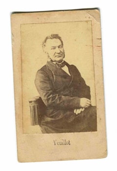 Photo historique - Portrait de Louis Veuillot - Photo vintage - 19ème siècle 