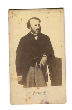Historisches Foto – Porträt  von Victor de Persig - Vintage Foto - 19. Jahrhundert 
