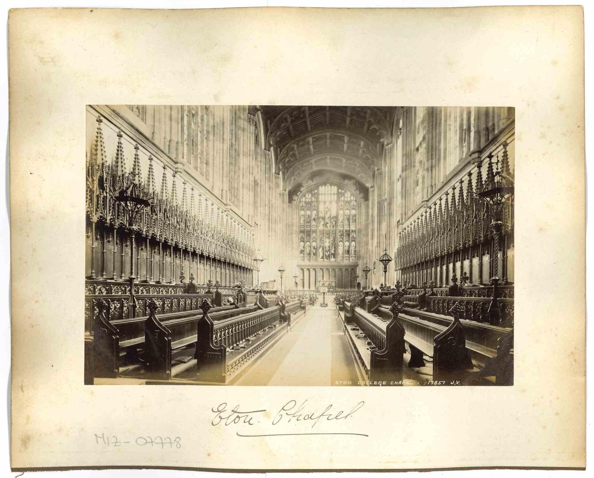 Unknown Figurative Photograph - Historical Places Photo- Eton College Chapel - Early 20th Century